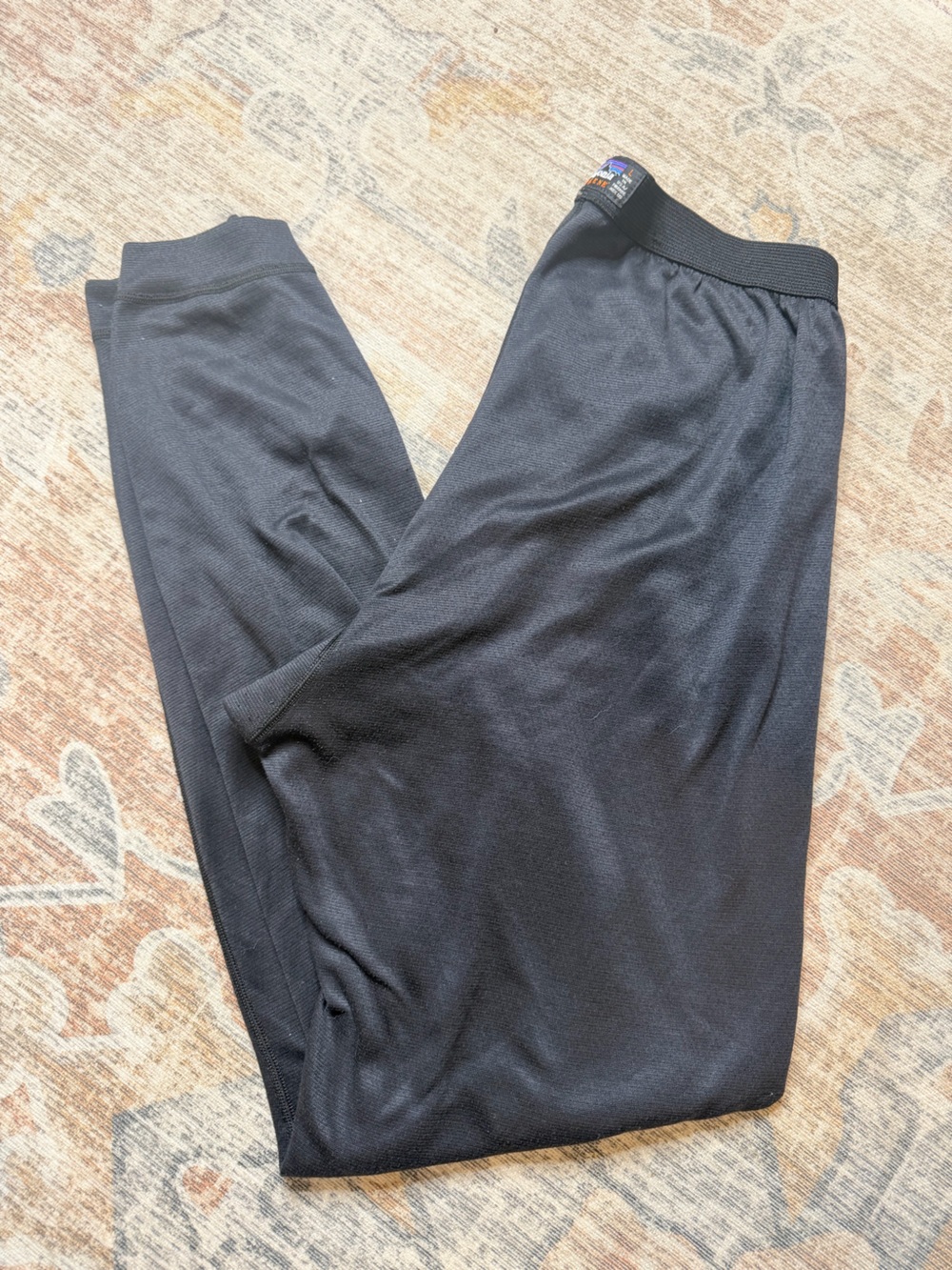 Patagonia Capilene Black Thermal Base Layer Pant